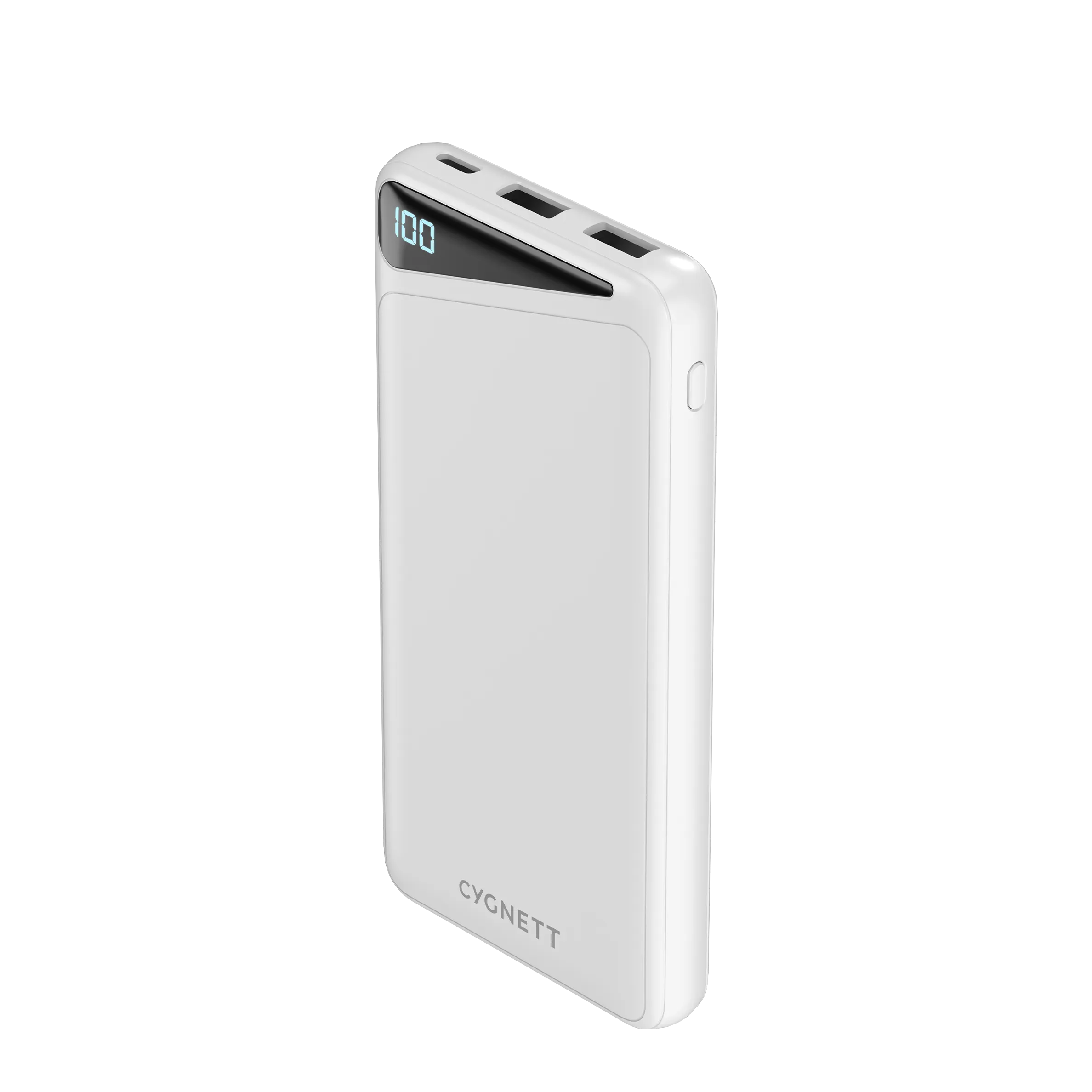 10,000 mAh Power Bank - White