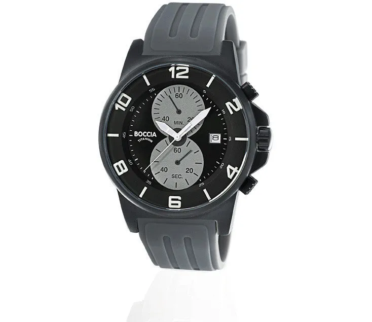 3777-07 Mens Boccia id. Titanium Watch