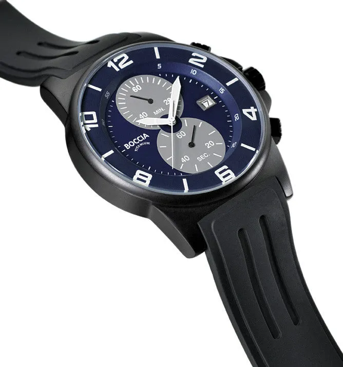 3777-13 Mens Boccia id. Titanium Watch