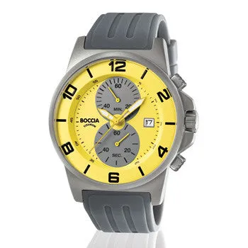 3777-20 - MENS BOCCIA ID. TITANIUM WATCH