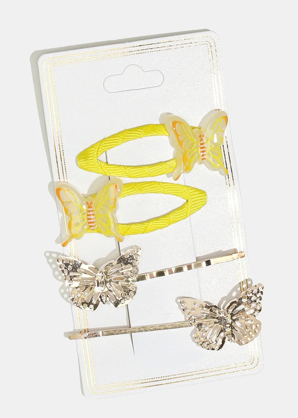 4-Piece Butterfly Hairpins