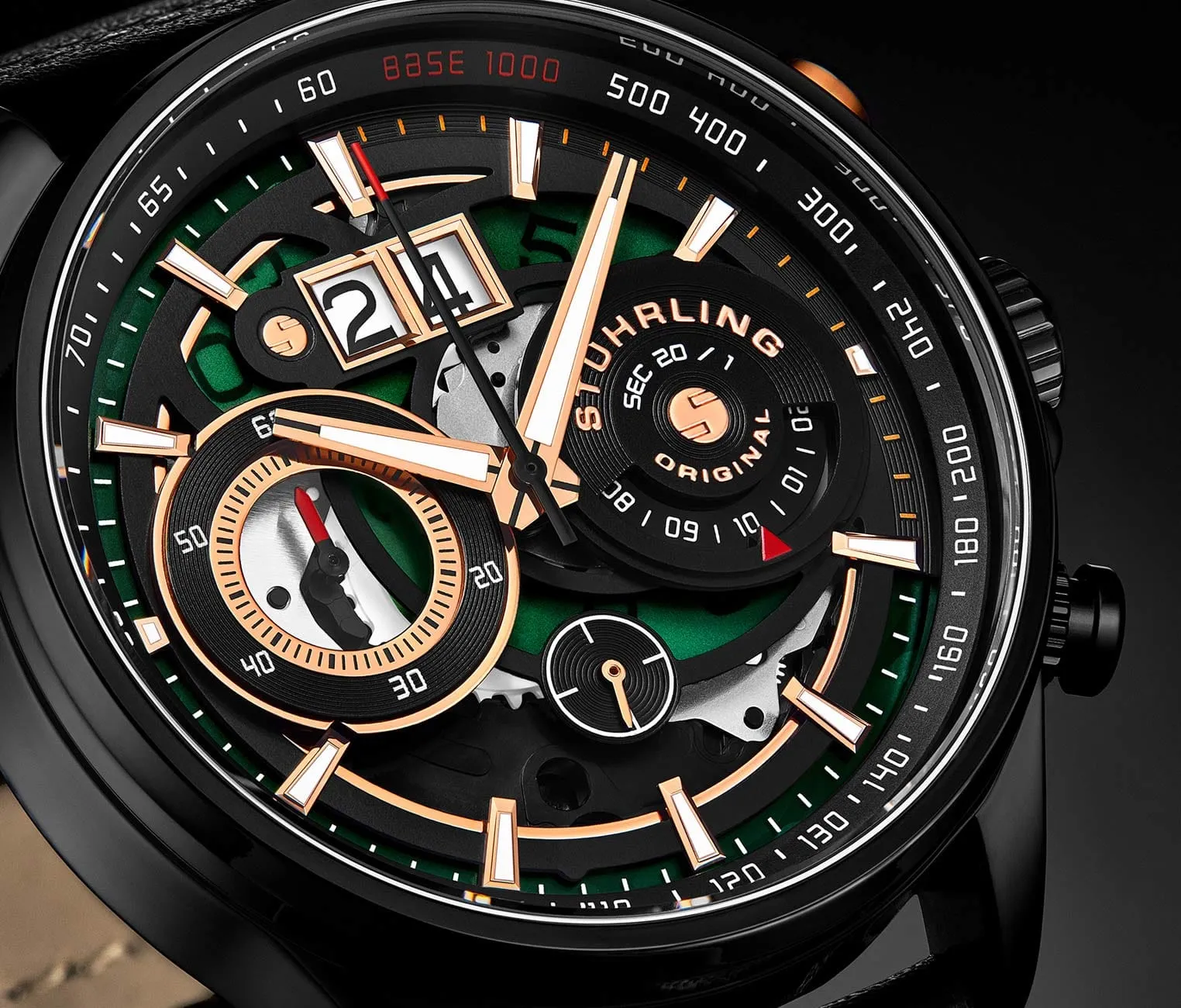 Ace Aviator Chronograph & Tachymeter 923 Quartz 45mm