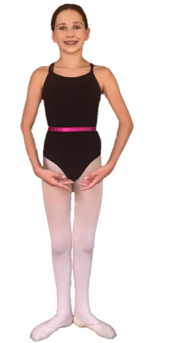 Adjustable Ballet Alignment Belt -- Fuschia -- Rising Star