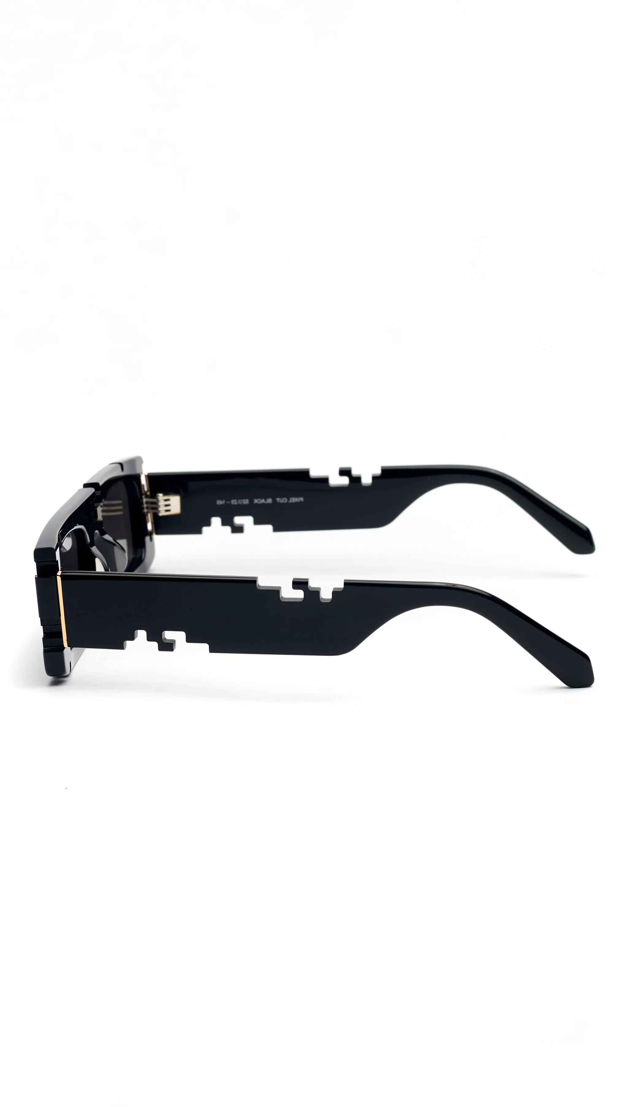 Ashluxe Pixel Cut Sunglasses Black