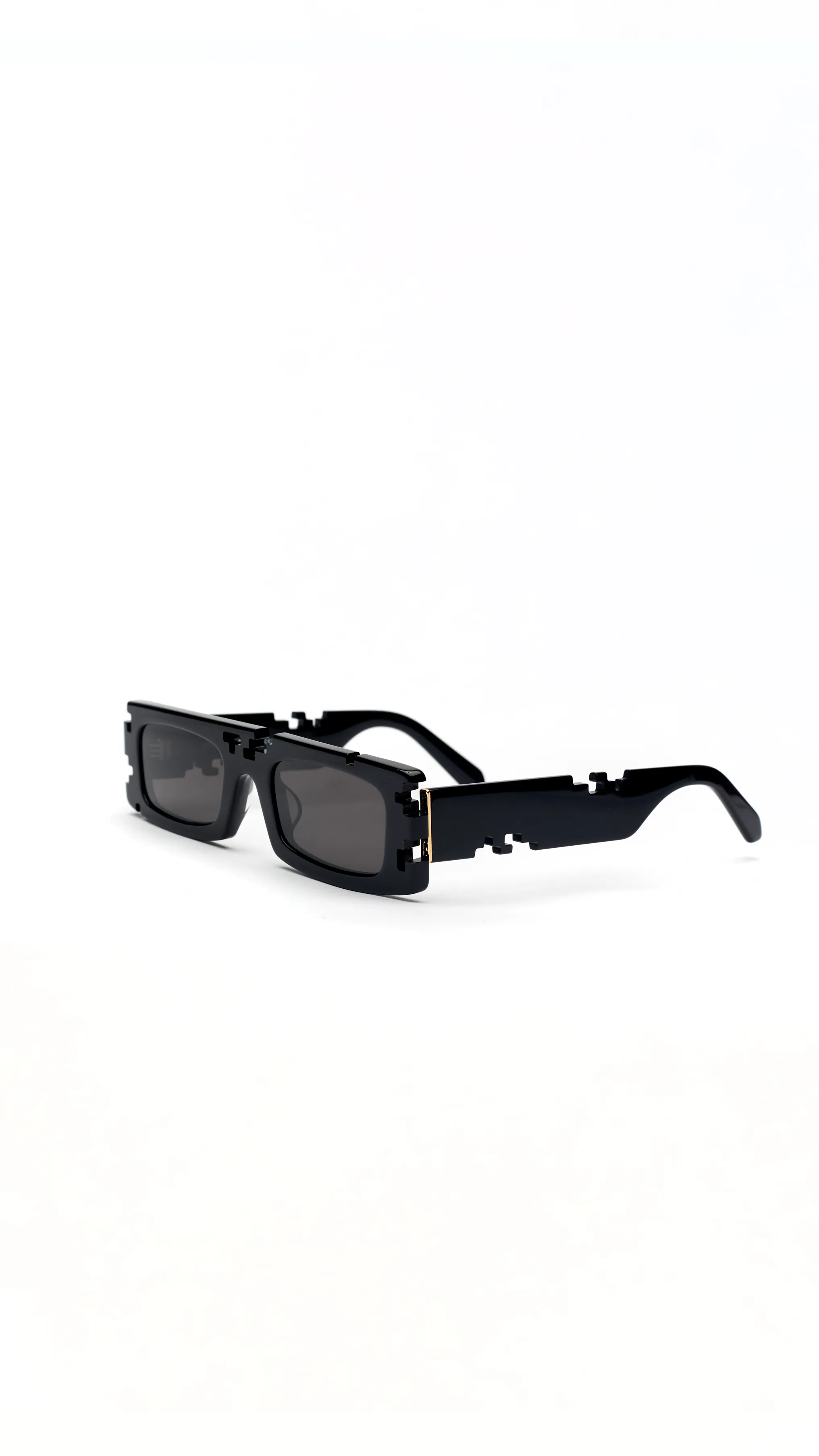 Ashluxe Pixel Cut Sunglasses Black