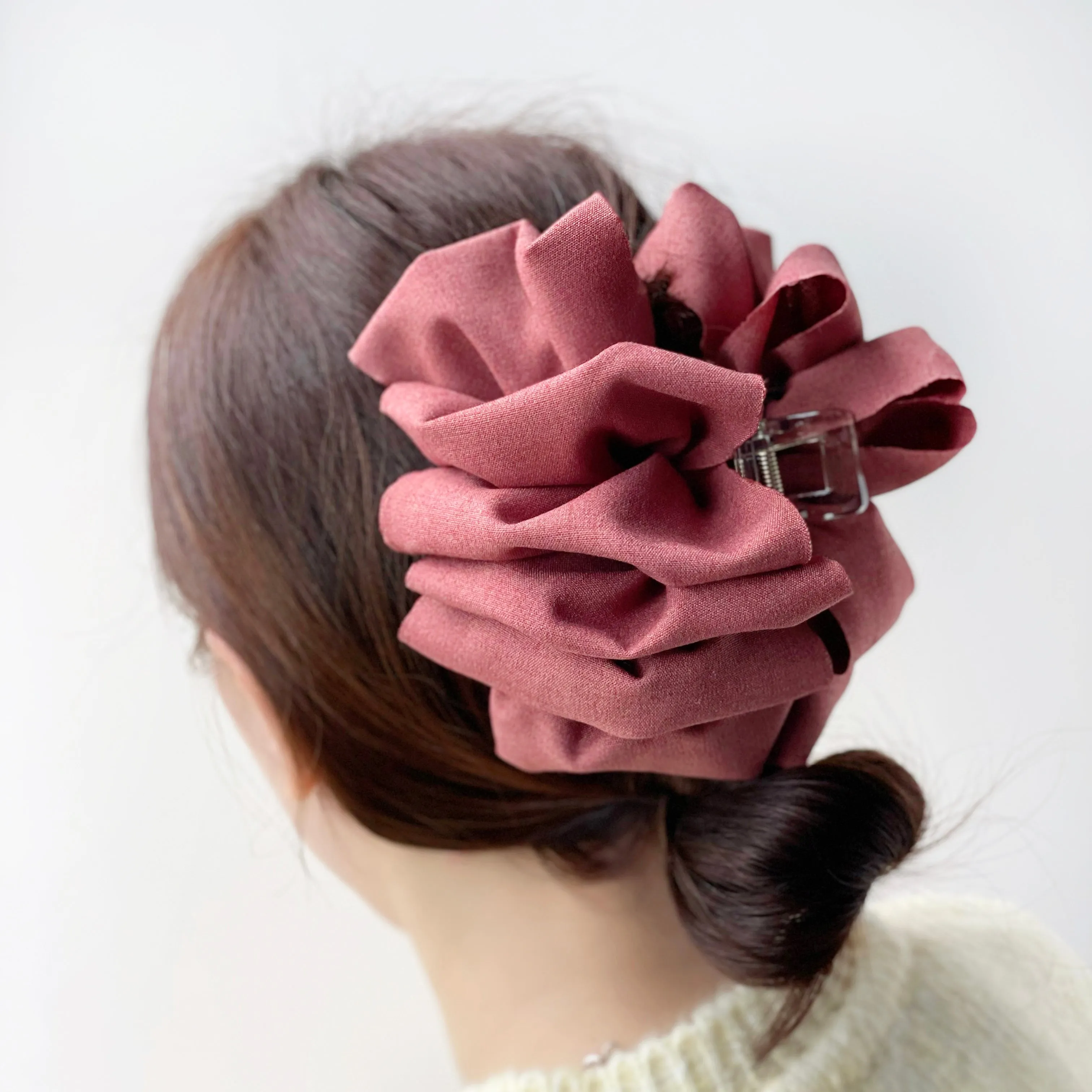 Autumn Loopy Bow Hair Claw