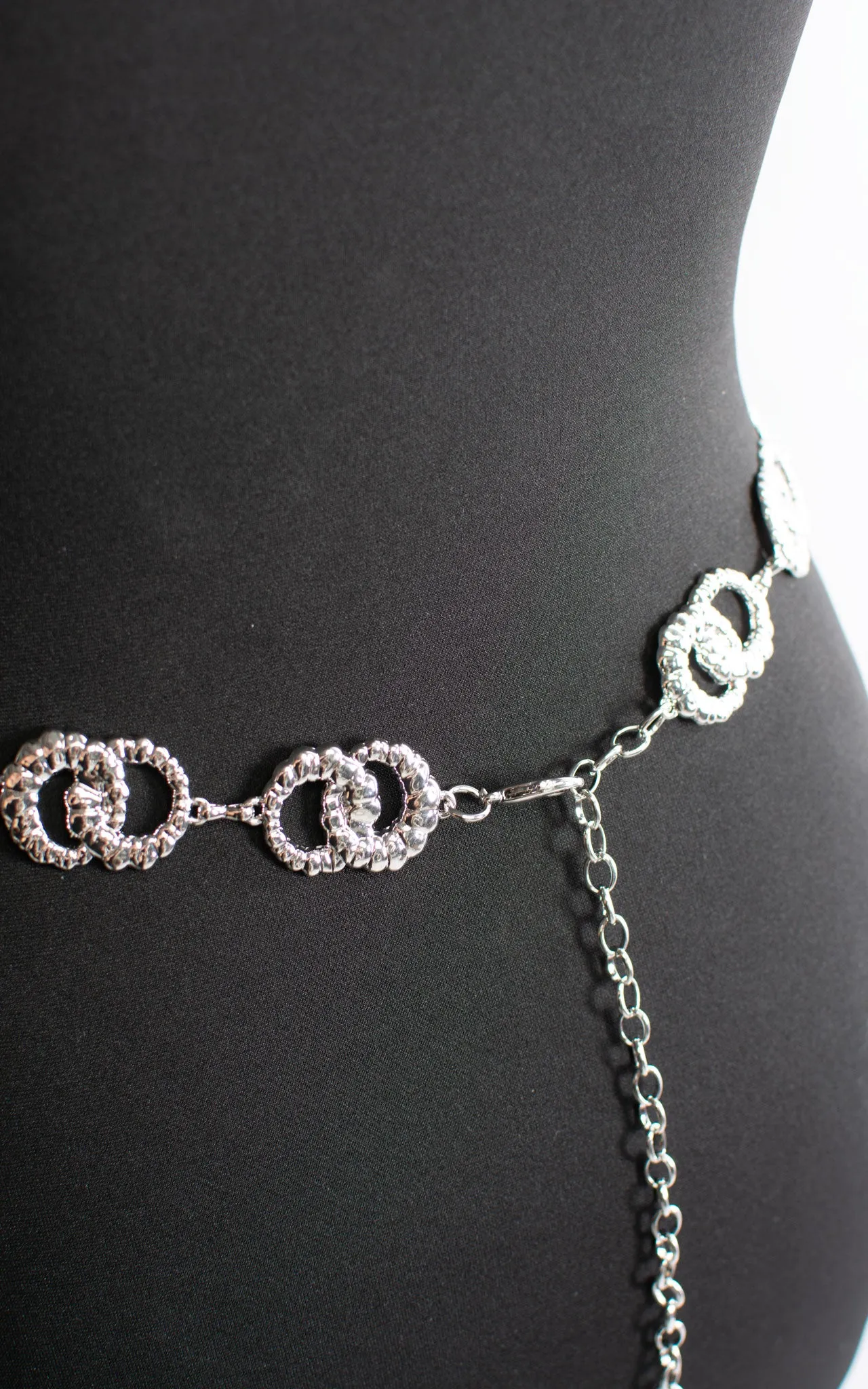 Belt | Interlocking Circles | Silver