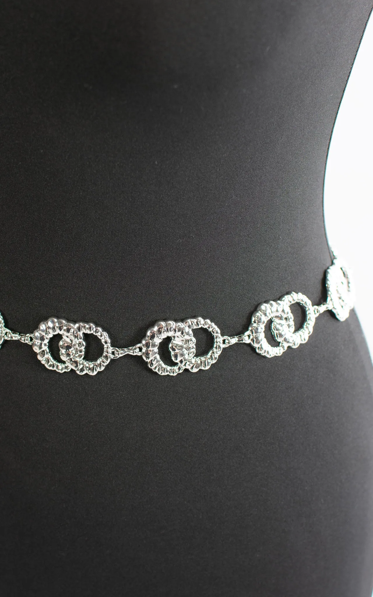 Belt | Interlocking Circles | Silver