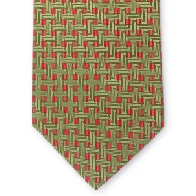 Bespoke Small Squares: Tie - Green