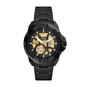 Bronson Automatic Black Stainless Steel Watch