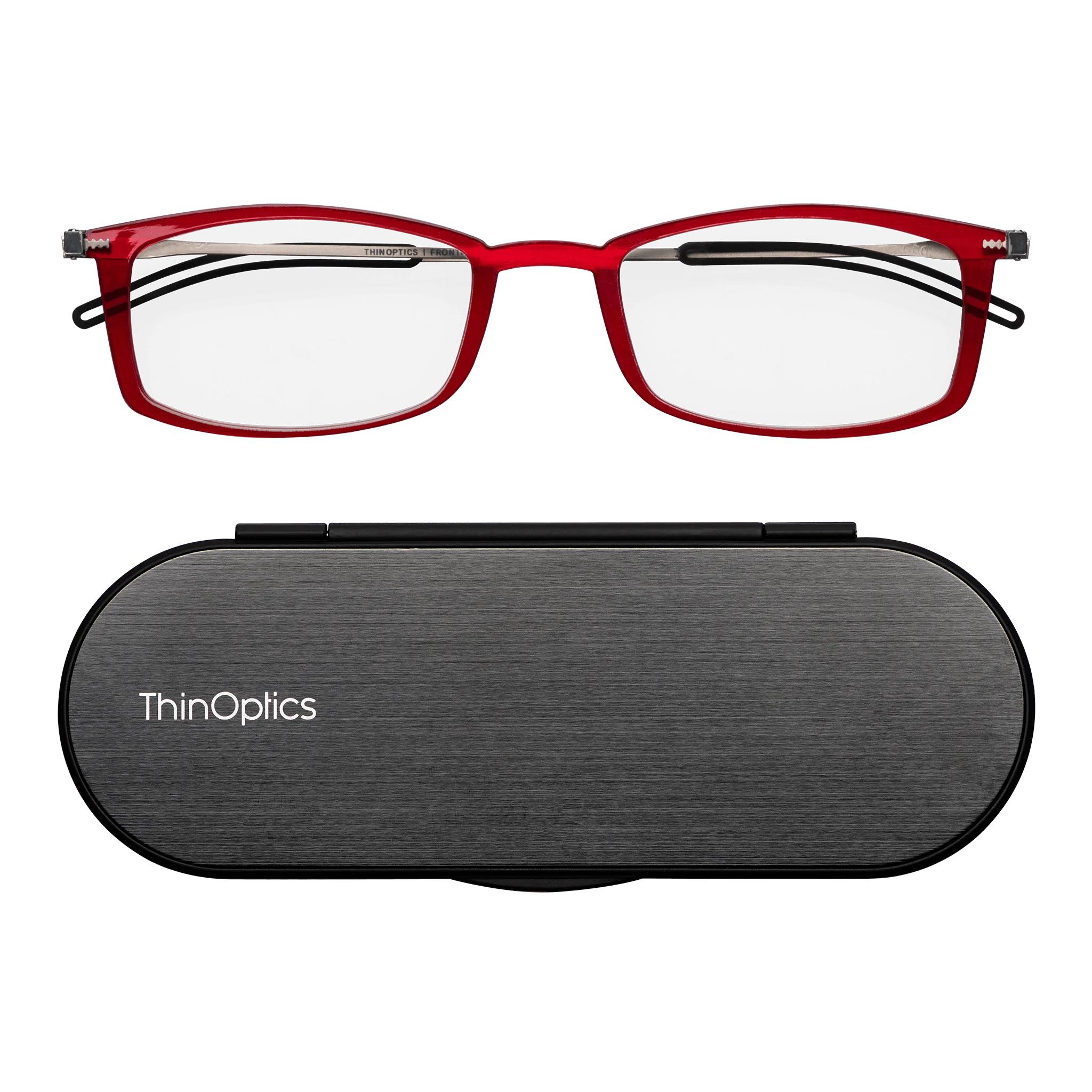 Brooklyn Full Frame Reading Glasses   Milano Case