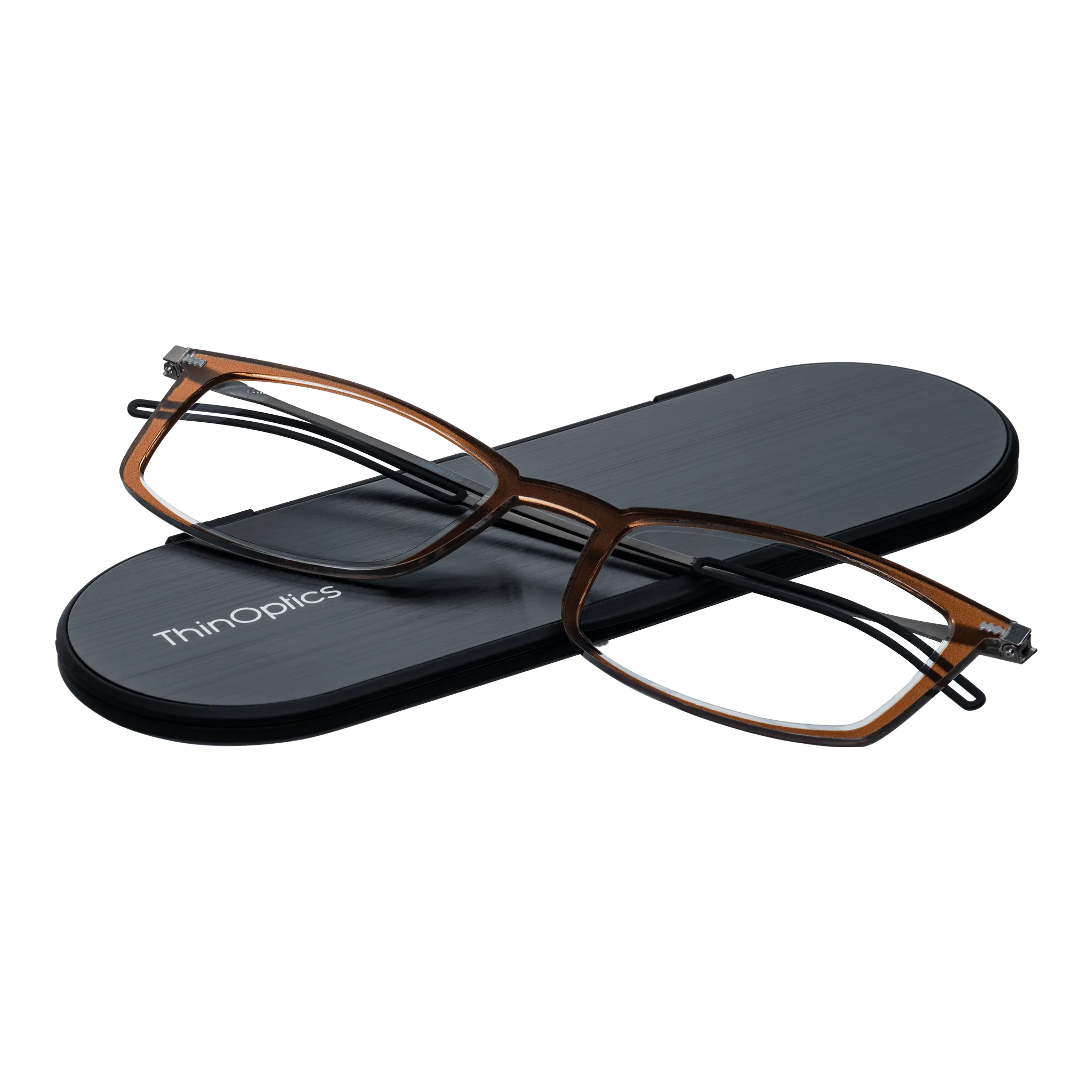 Brooklyn Full Frame Reading Glasses   Milano Case