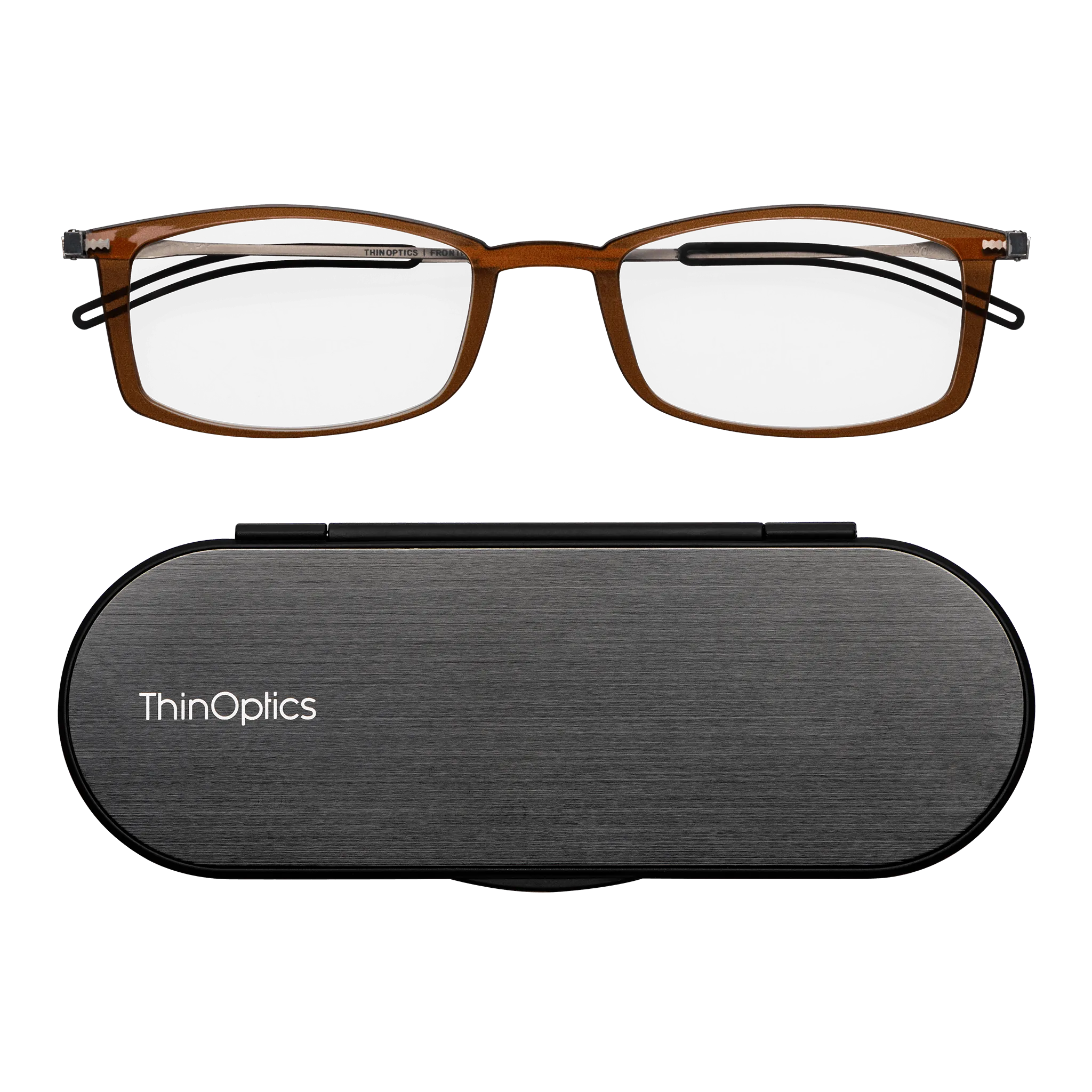 Brooklyn Full Frame Reading Glasses   Milano Case