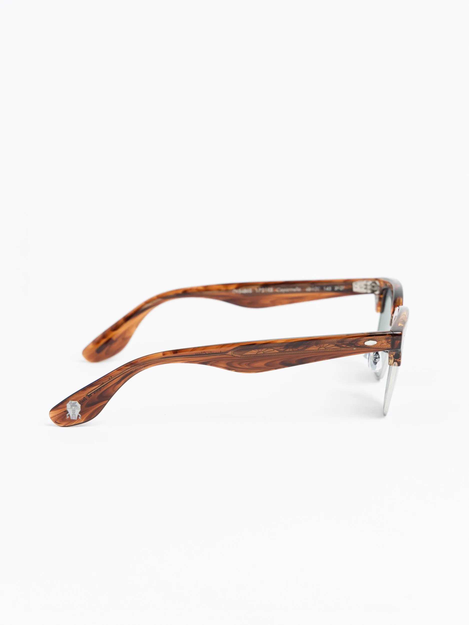 Brown Print Mr. Brunello Sunglasses