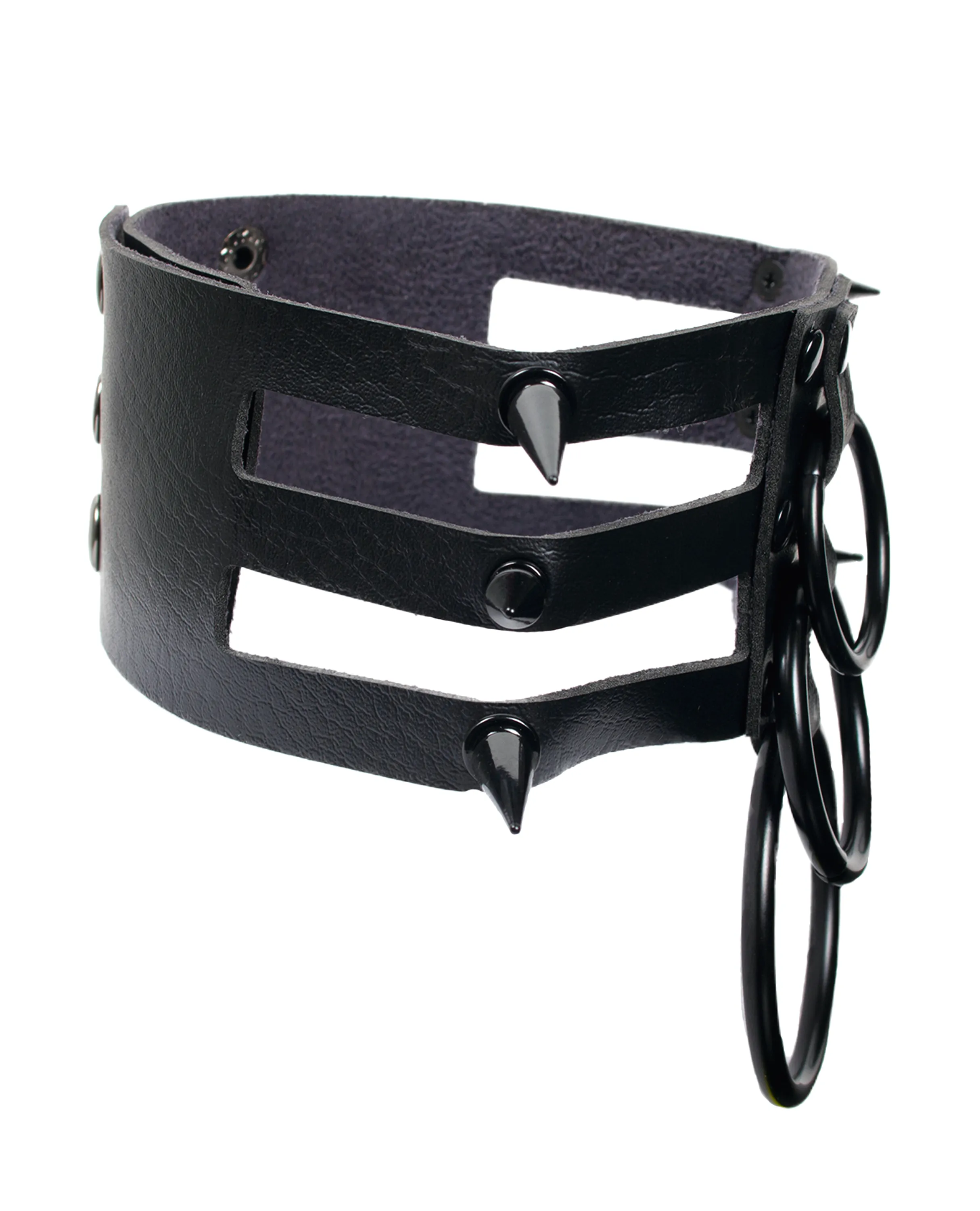 CAGE SPIKED COLLAR