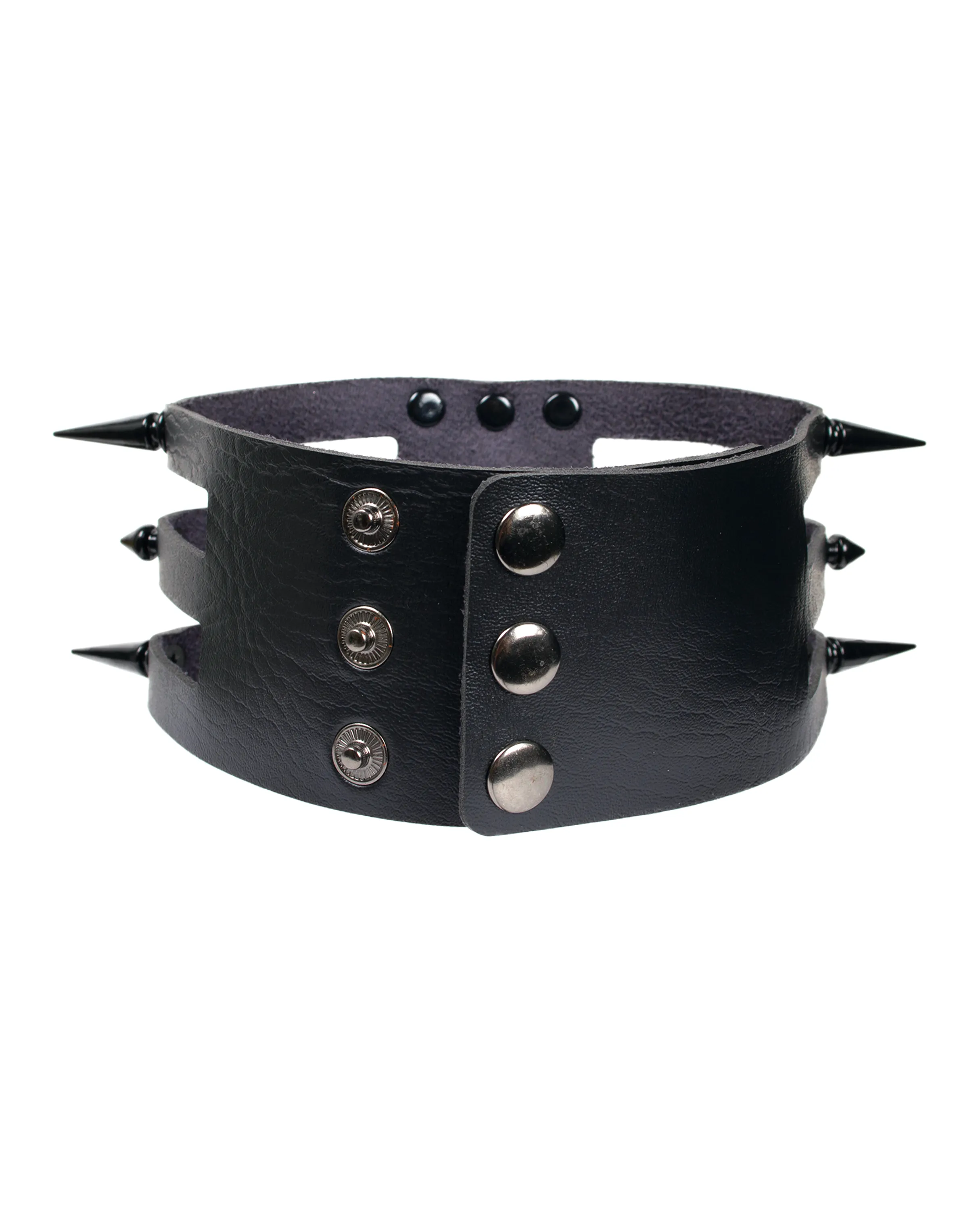 CAGE SPIKED COLLAR