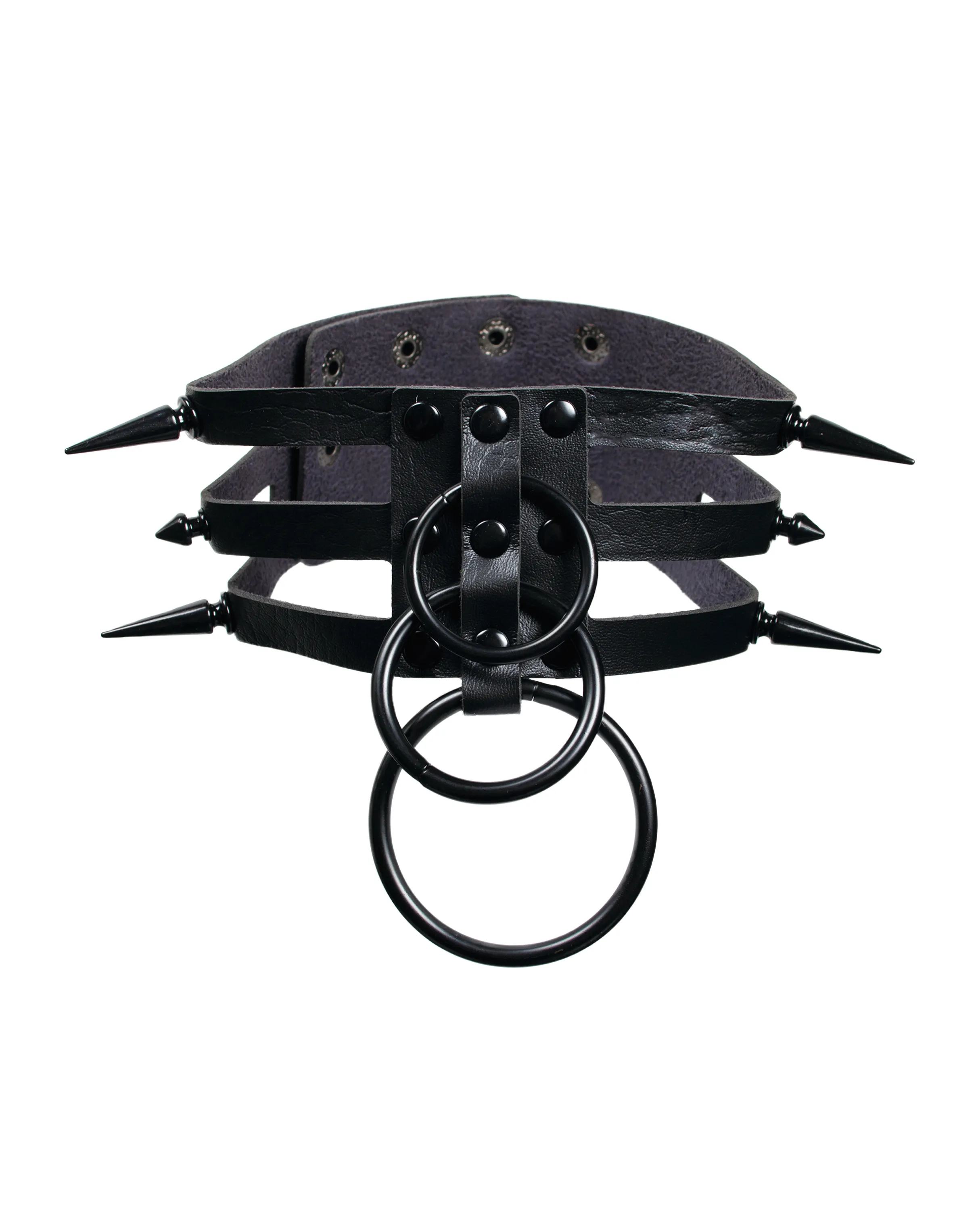 CAGE SPIKED COLLAR