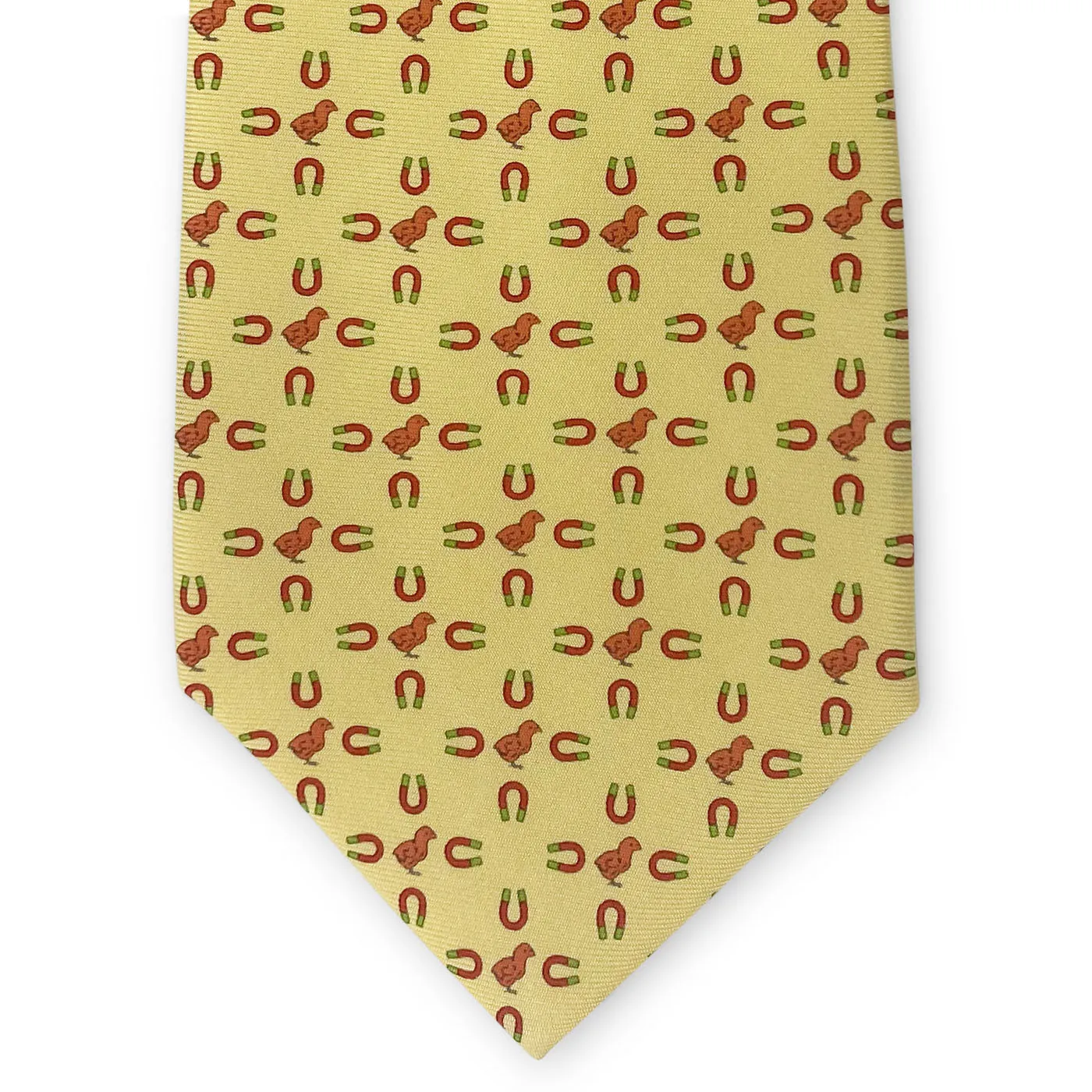 Check It Chick Magnet: Tie - Yellow