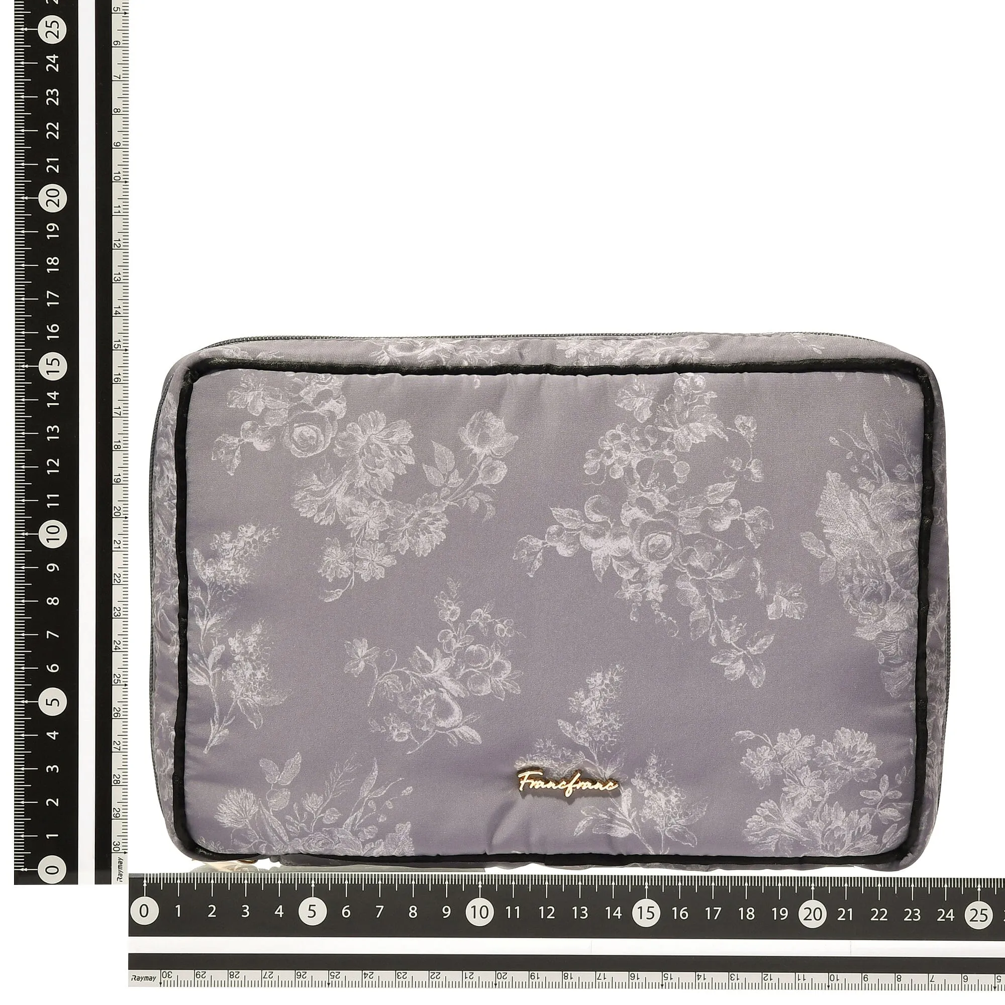 Classic Flower Hanging Pouch L Dark Grey