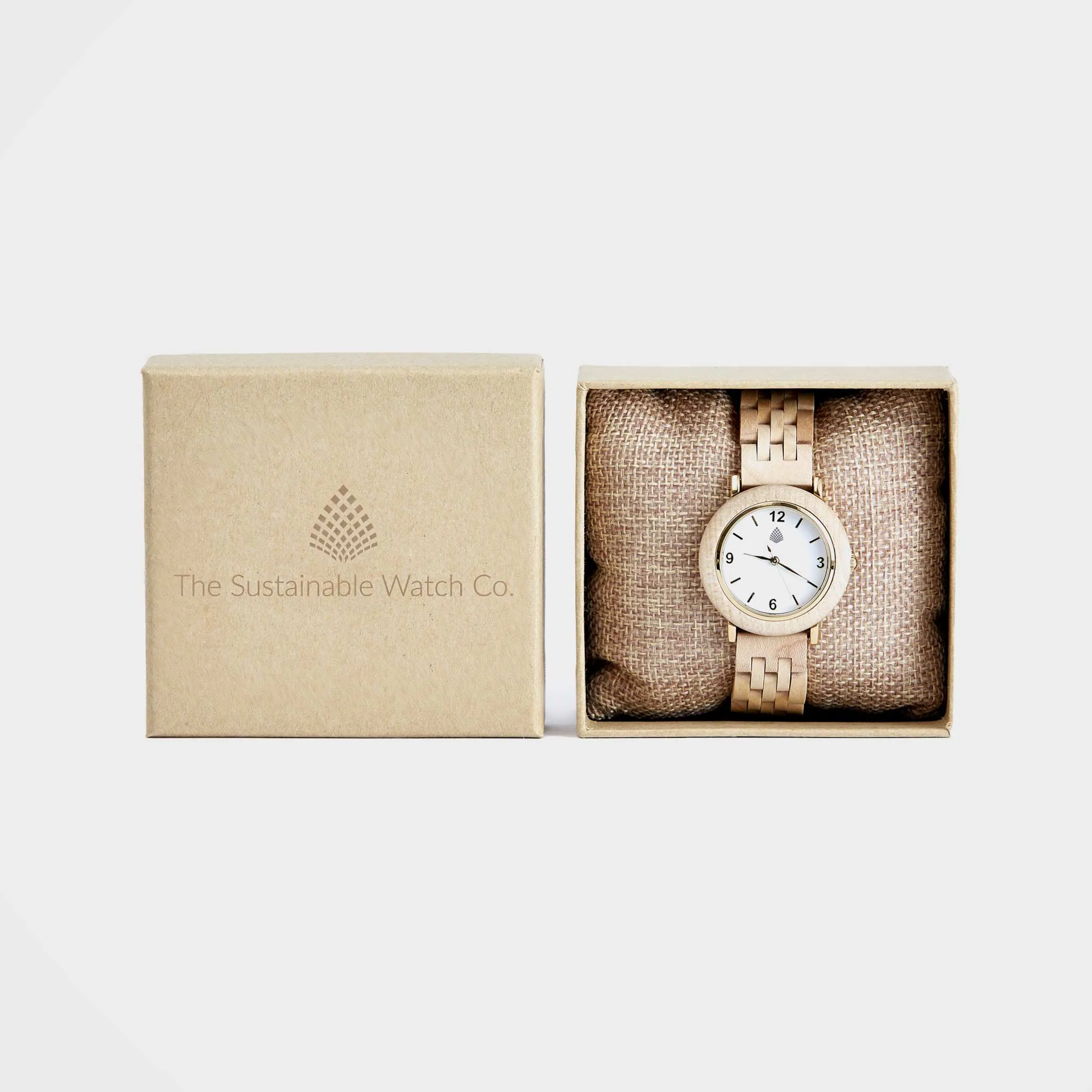 Classic Natural Wood Wristwatch For Women: The Birch