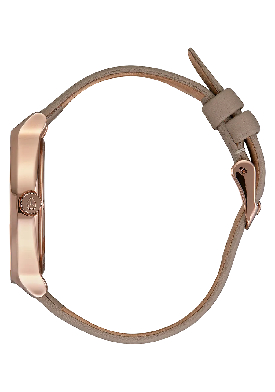 Clique Leather - Rose Gold / Gray