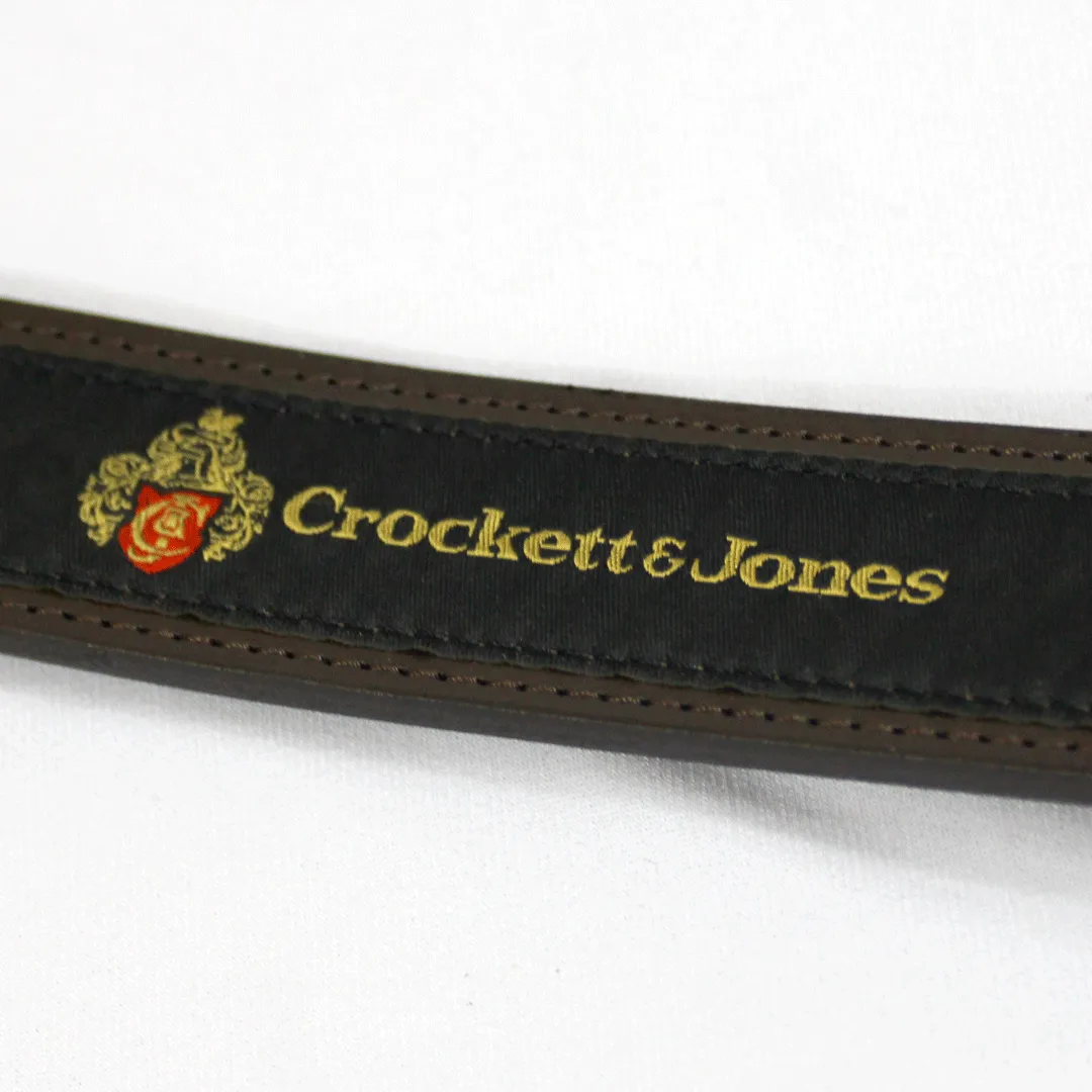 Crockett & Jones Brown Leather Belt