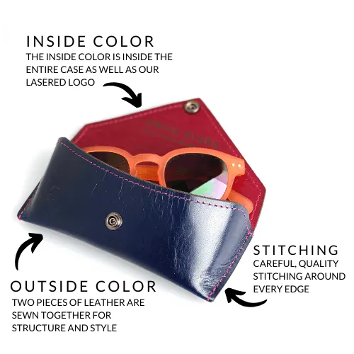 Custom Collection | Leather Sunglasses Case