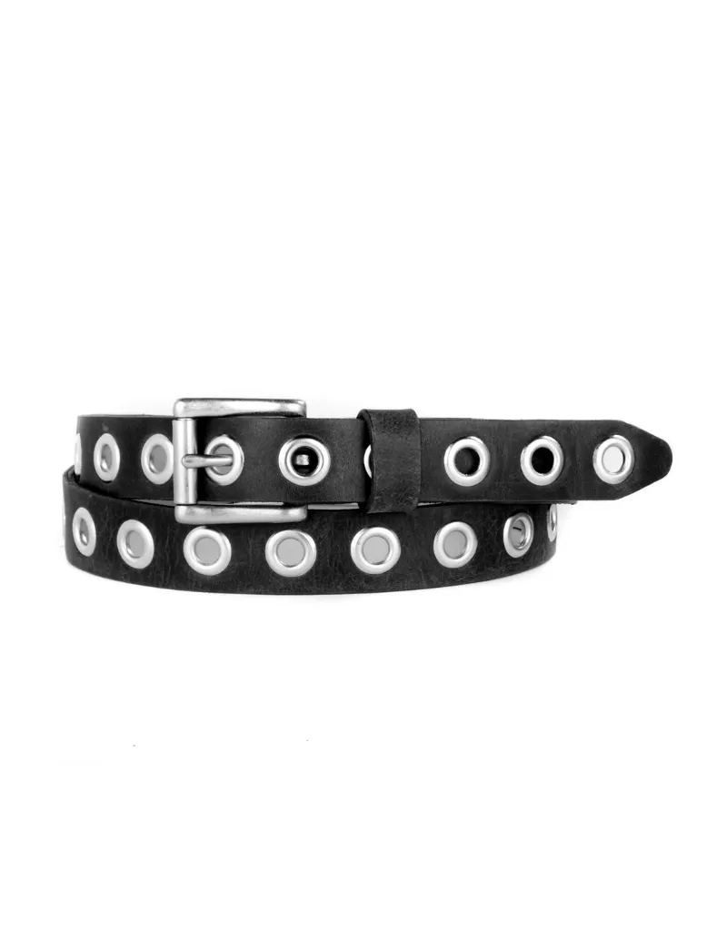 DAI SKINNY BELT WITH GROMMETS