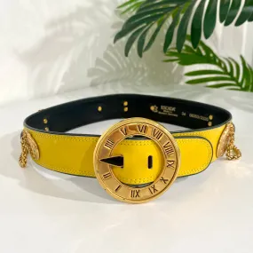 Escada Vintage Clock Belt