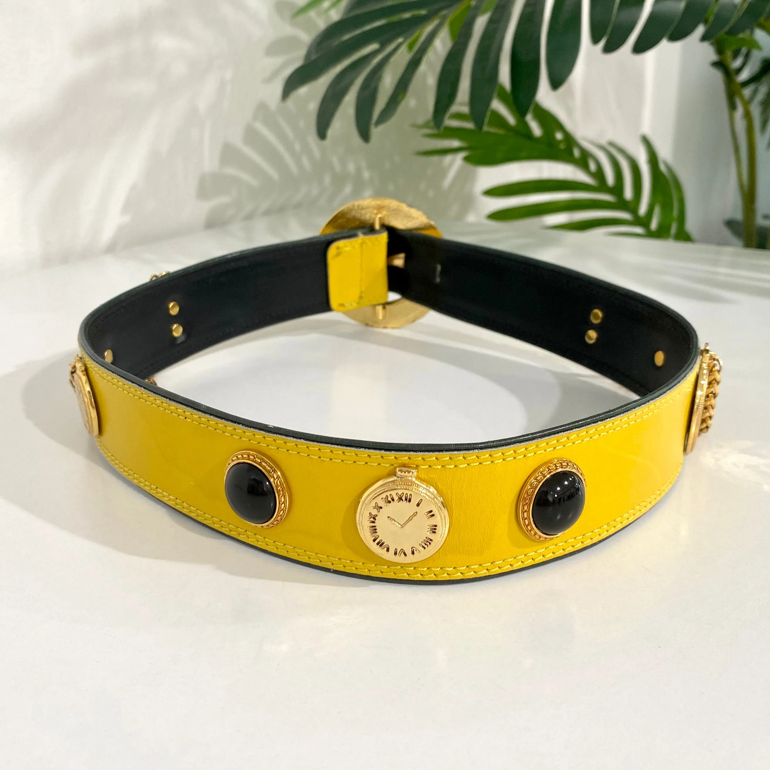 Escada Vintage Clock Belt