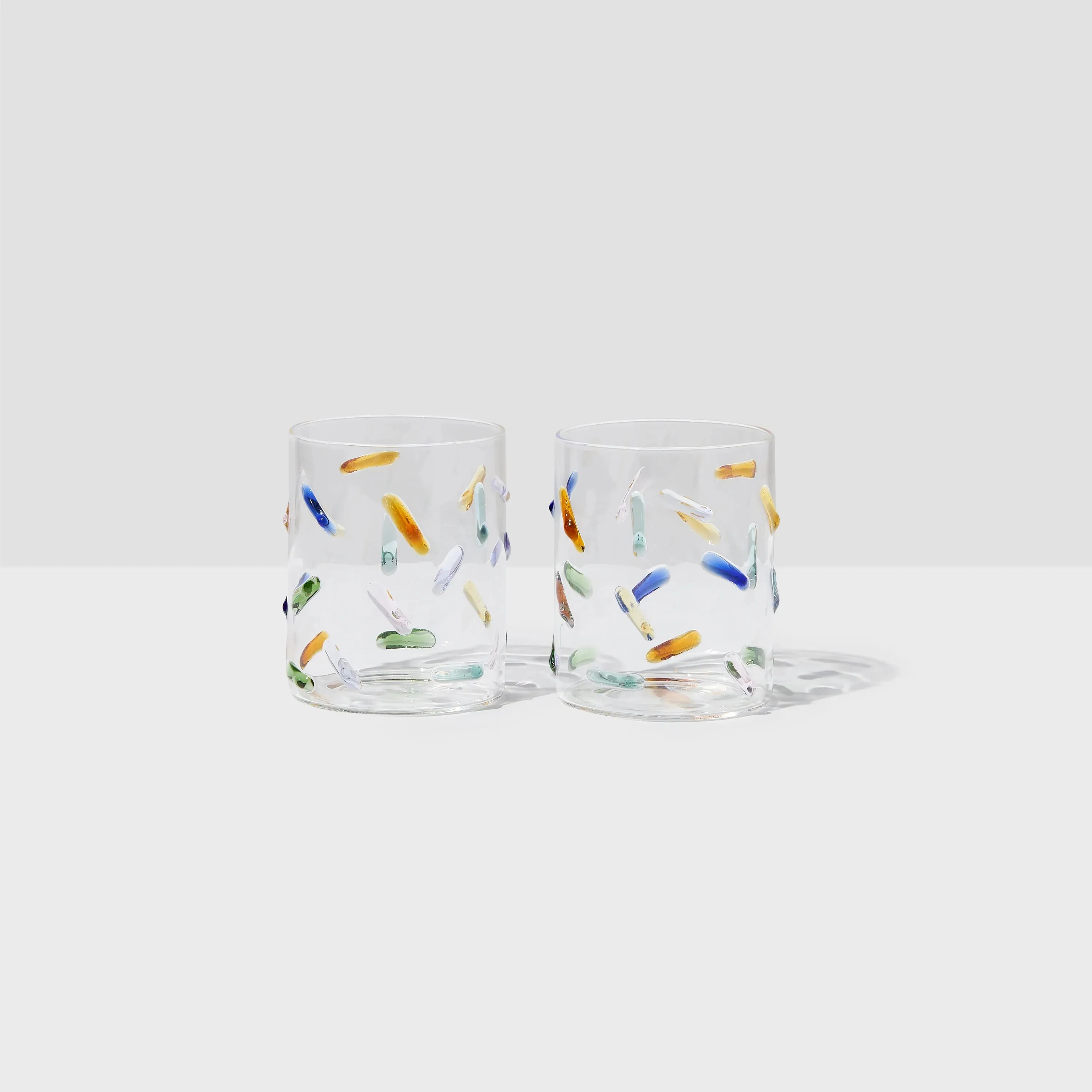 FAZEEK Confetti Glasses Set of 2