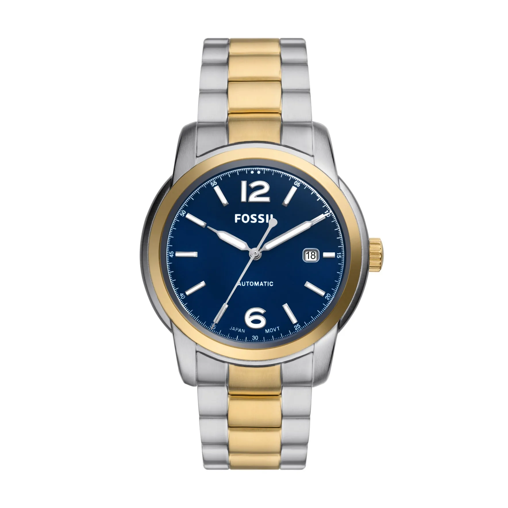 Fossil Heritage Automatic Two-Tone Stainless Steel Watch