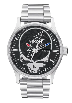 Grateful Dead Sentry Stainless Steel Watch - Black/Silver