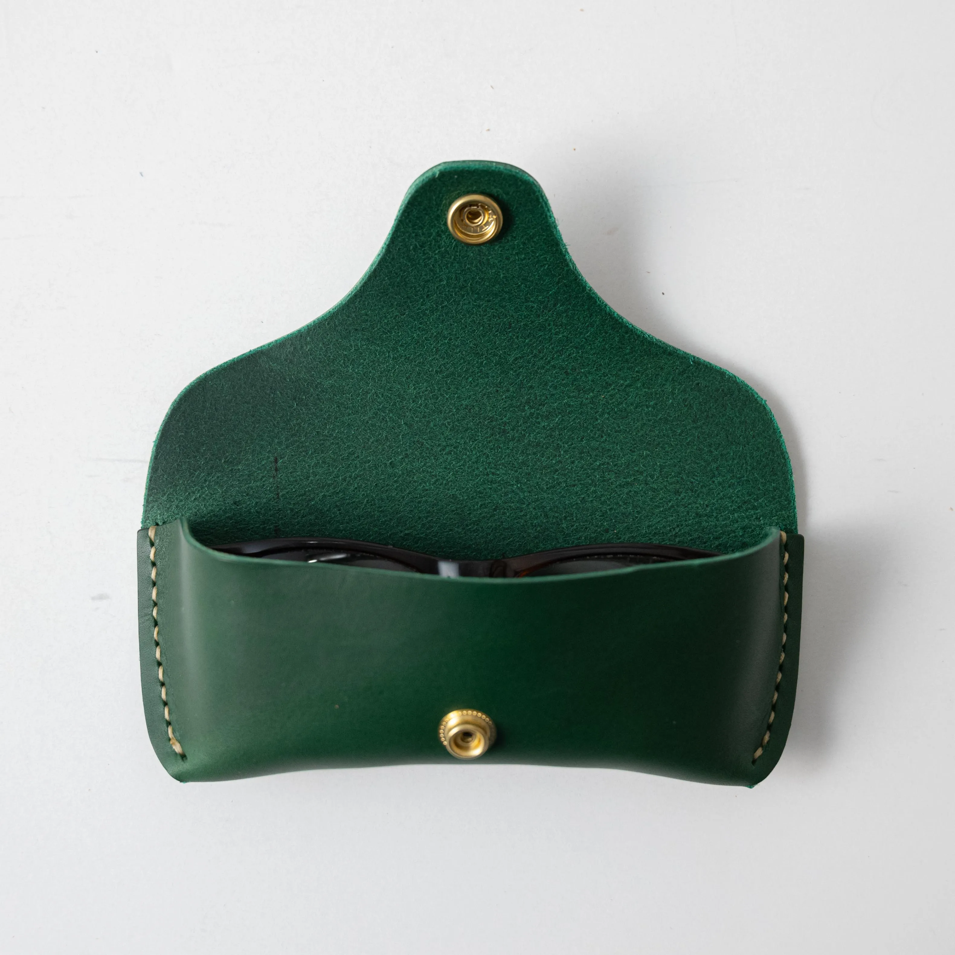 Green Sunglasses Case