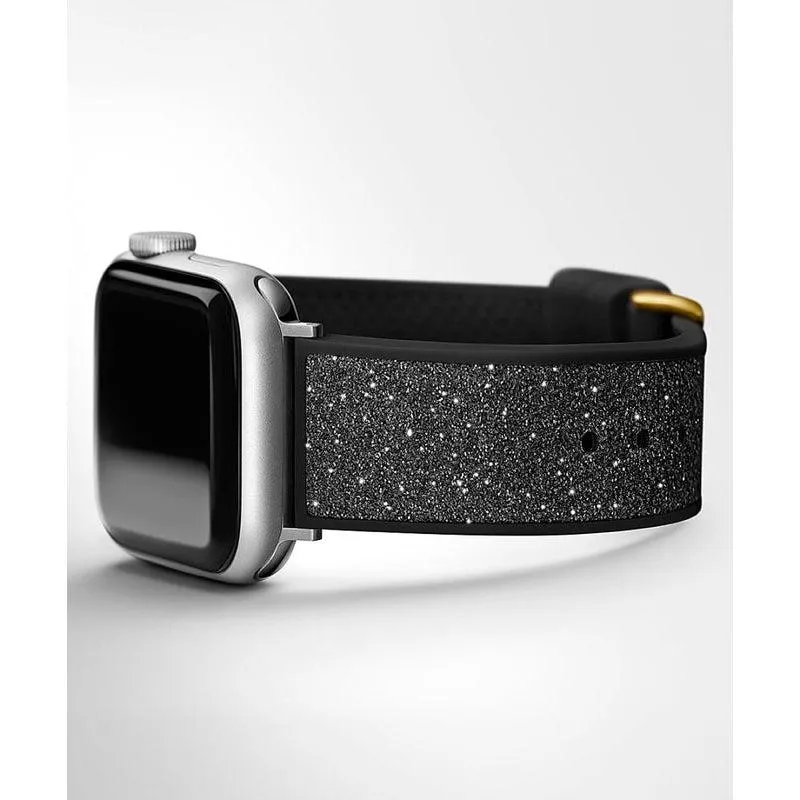 Guess Glitter Leather on Silicone Strap for Apple 38-40 mm Watch