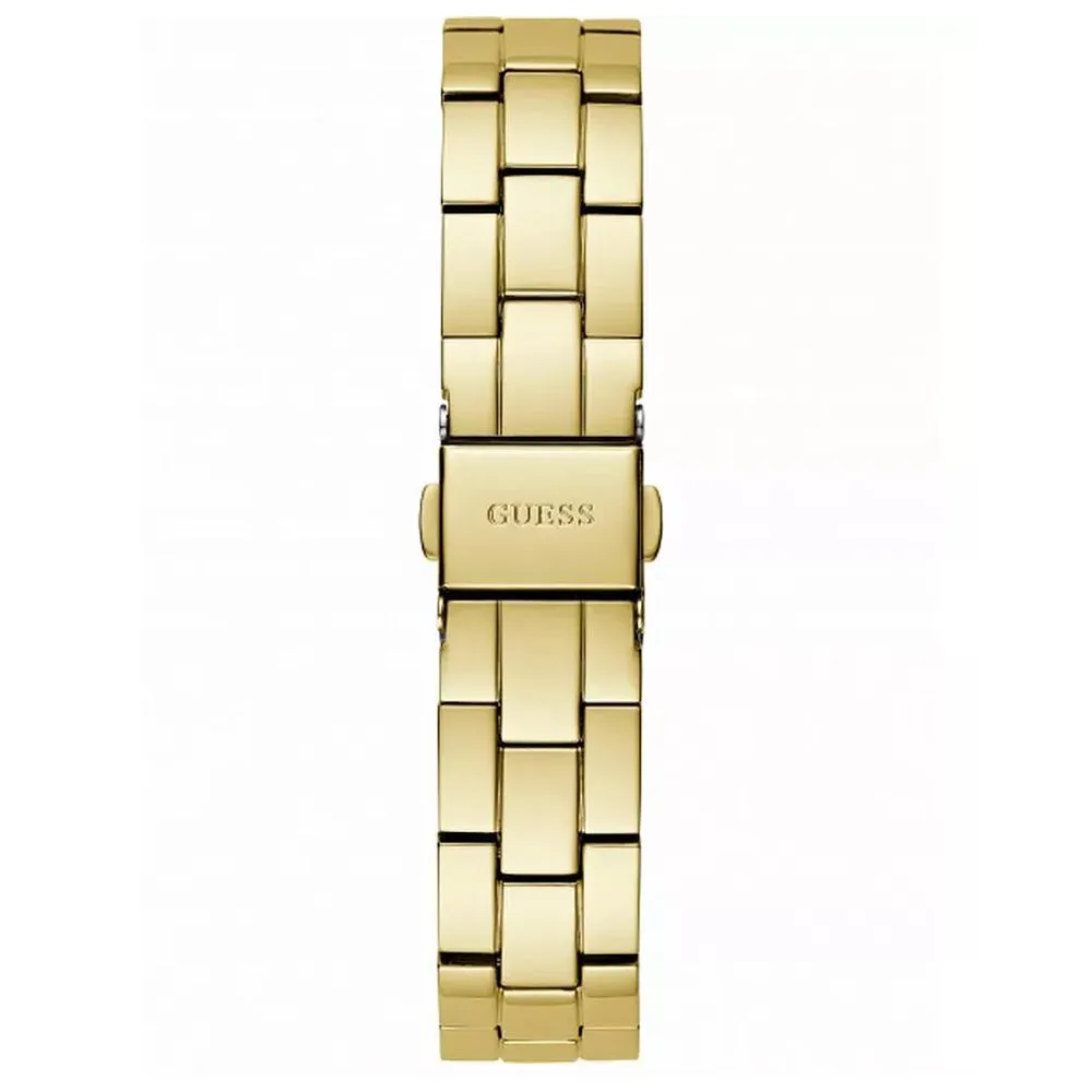 Guess Three of Hearts Gold Tone Stainless Steel Strap Ladies Watch GW0657L2