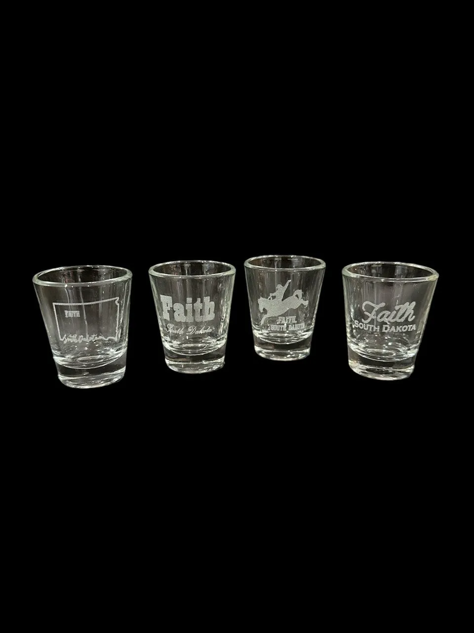 Lasered Shot Glasses