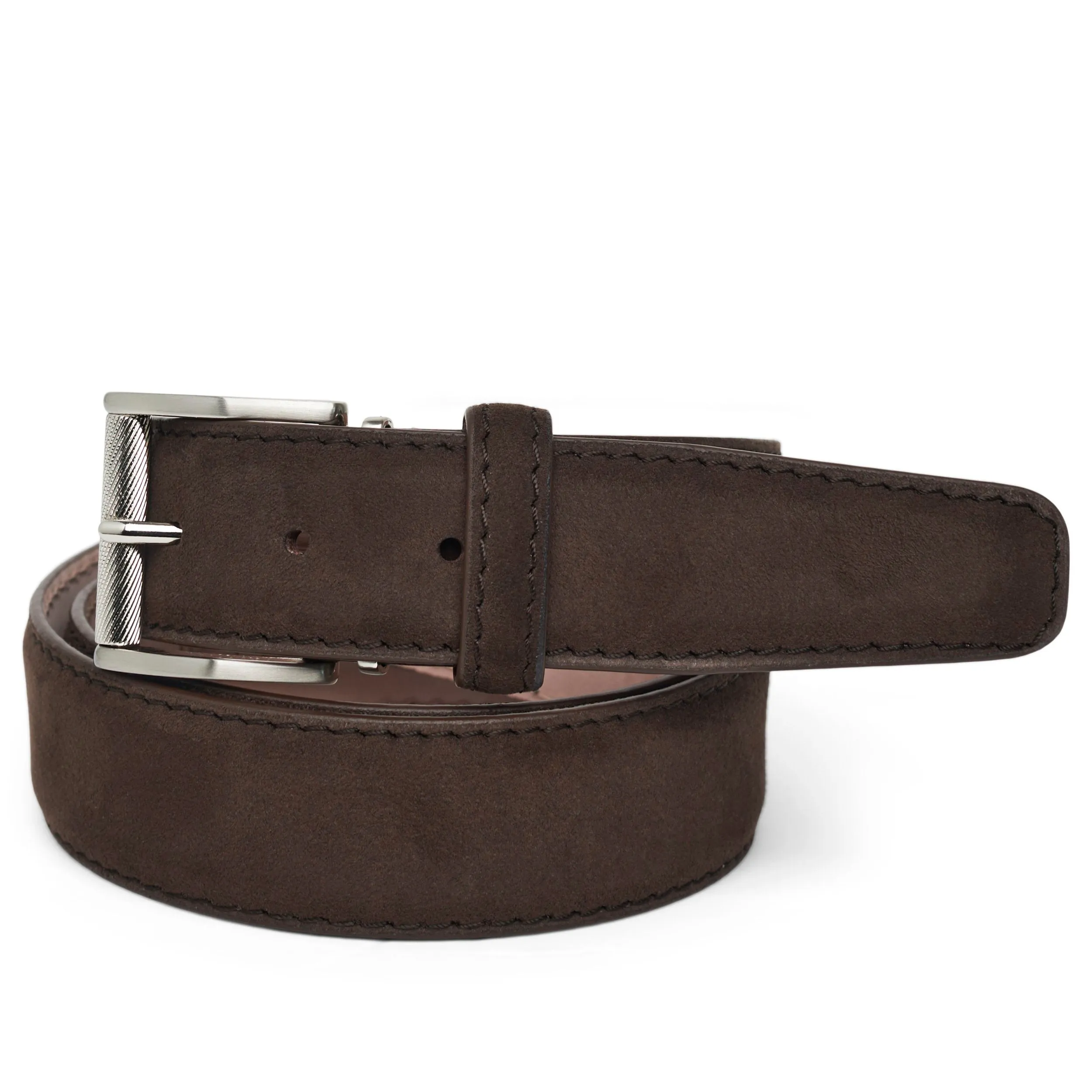 LEN Belt Alcantara Chocolate STK