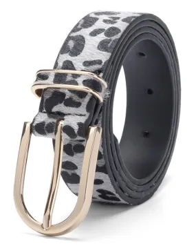 Leopard Print Belts