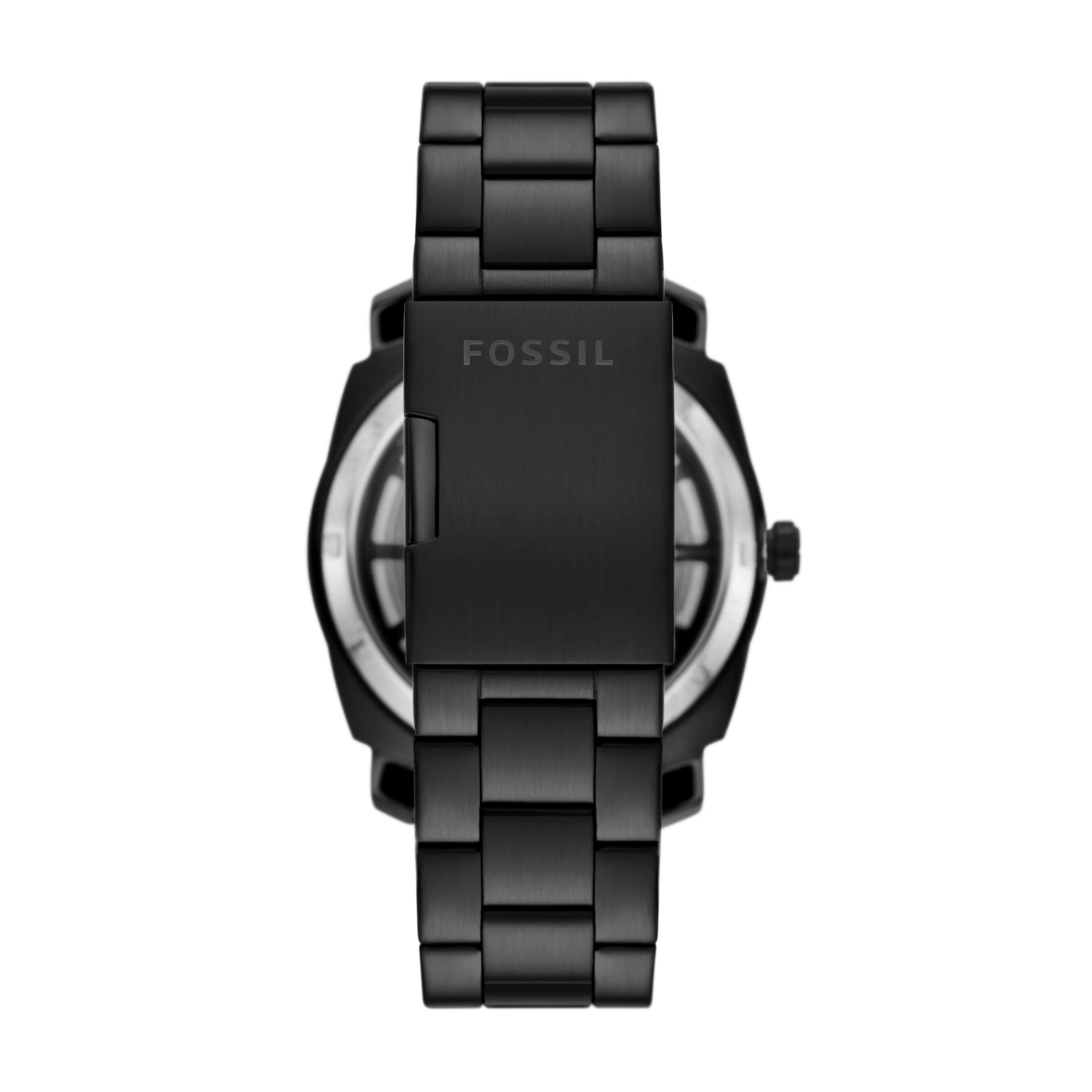 Machine Automatic Black Stainless Steel Watch