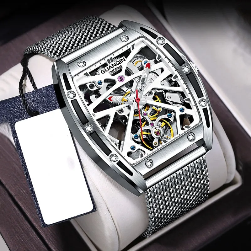 Mechanical Automatic Top Brand Luxury Stainless Steel Business watch.