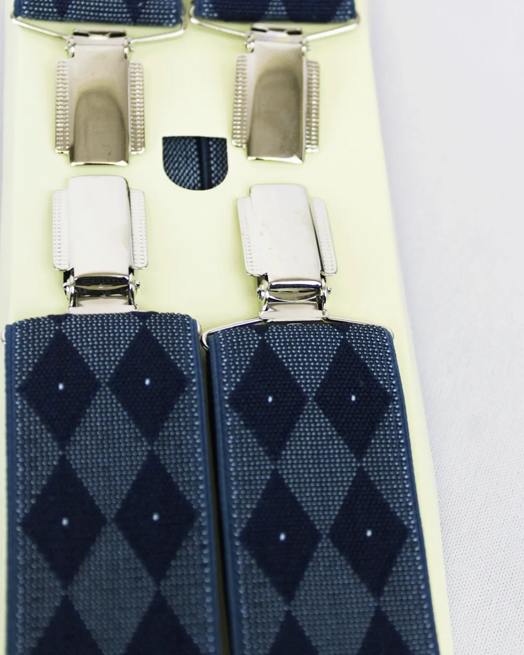 Men's Blue Suspenders