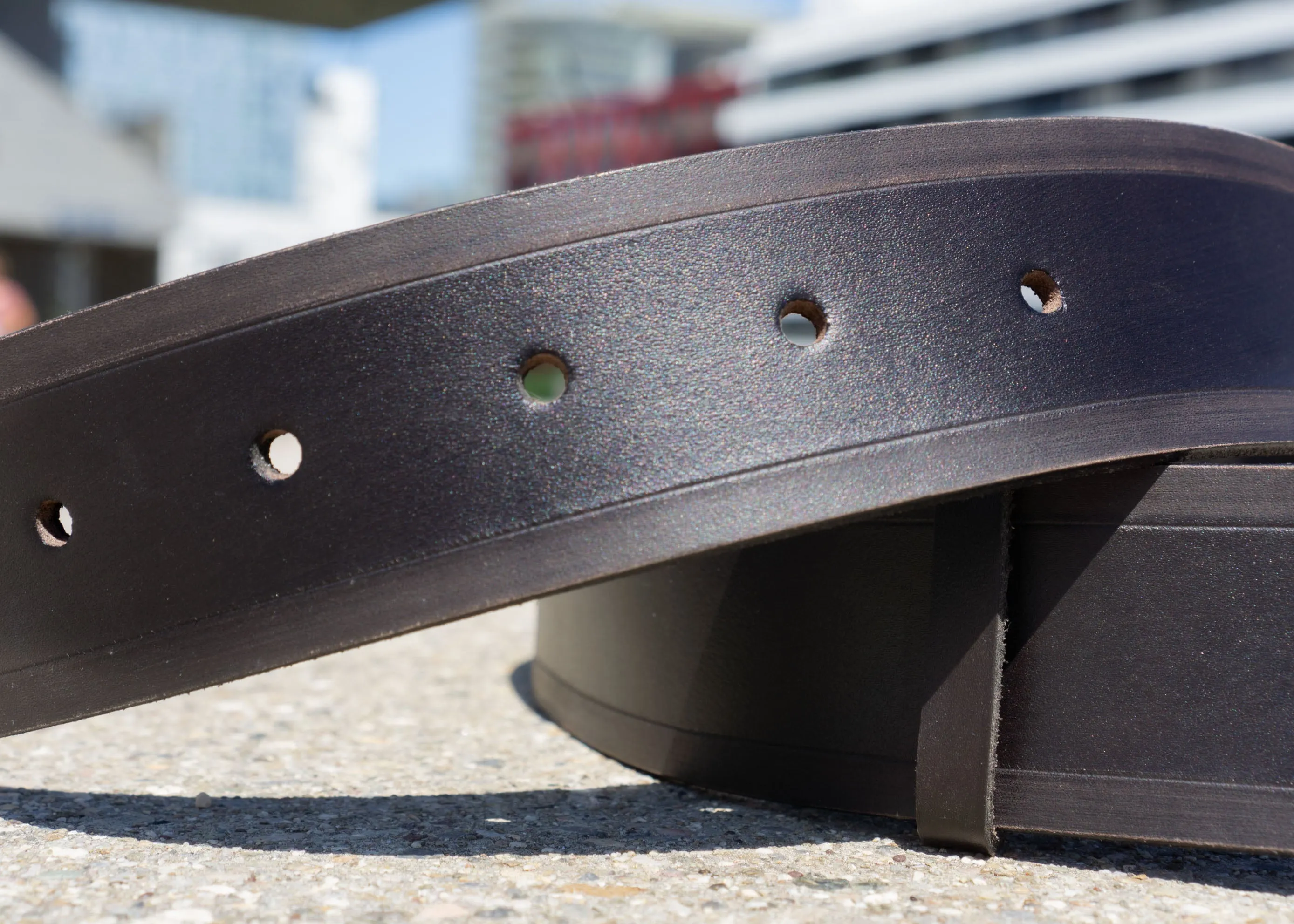 Men's Leather Belt "Onyx" | Handcrafted