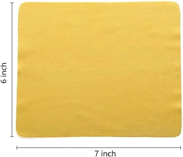 Microfiber Cleaning Cloths for Eyeglasses, Camera Lens, Cell Phones, Laptops, LCD TV Screens and More Electronics (6 x 7 Inch) (Multicolor) (Pack of 5)