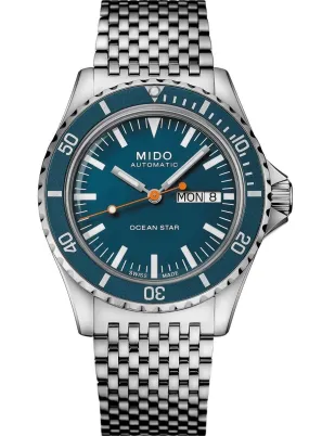 Sure! Heres an optimized title for the product:

**MIDO Ocean Star Tribute Automatic Watch - Model M026-830-11-041-00 - Elegant Blue Dial, Stainless Steel Case, and Swiss Movement**