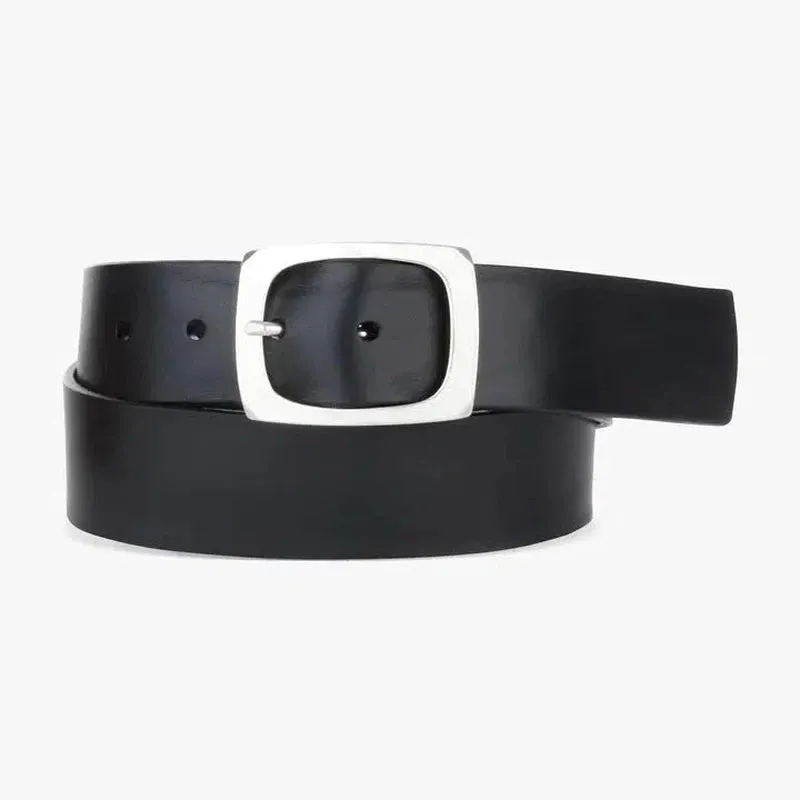 Neroli Leather Belt in Black Bridle