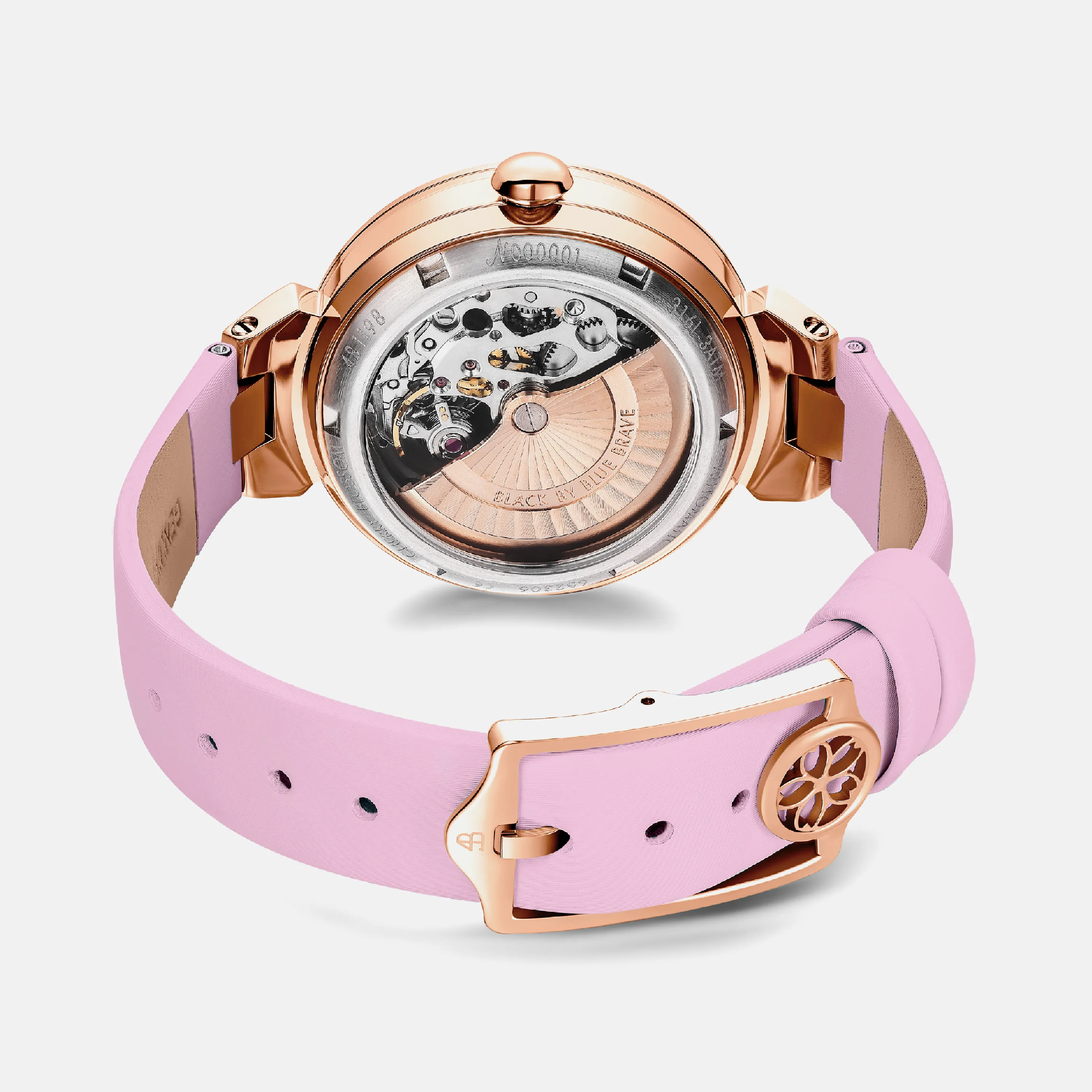 PINK CHERRY BLOSSOM 36MM AUTOMATIC WATCH & CHERRY BLOSSOM BRACELET