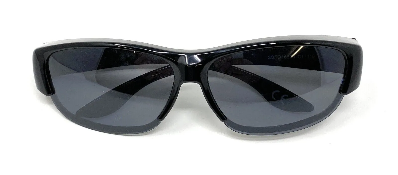 Polarised Sunglasses Optical Covers for Over Spectacles Gloss BLACK 573