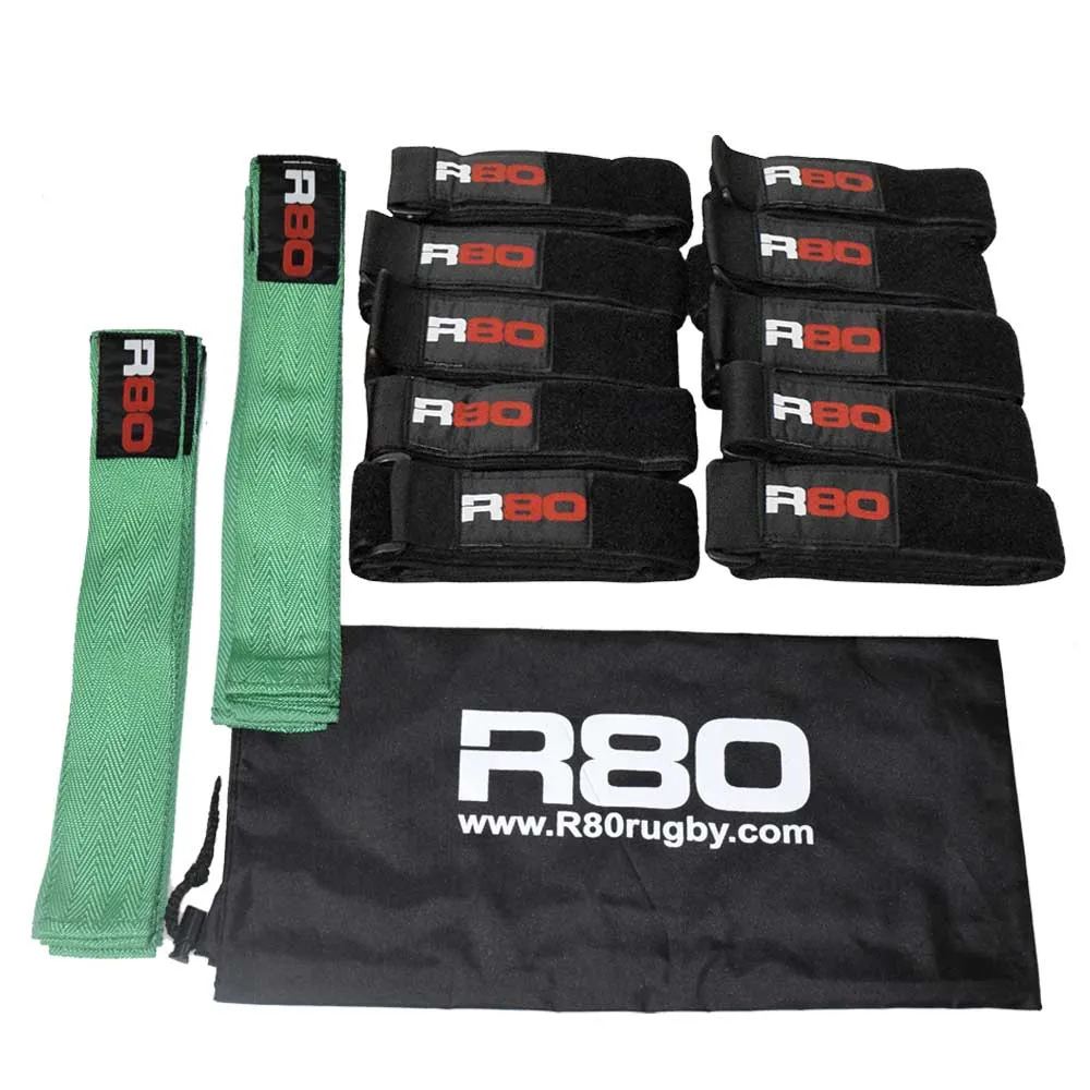 R80 Junior Rippa Rugby Sets for 10 Players