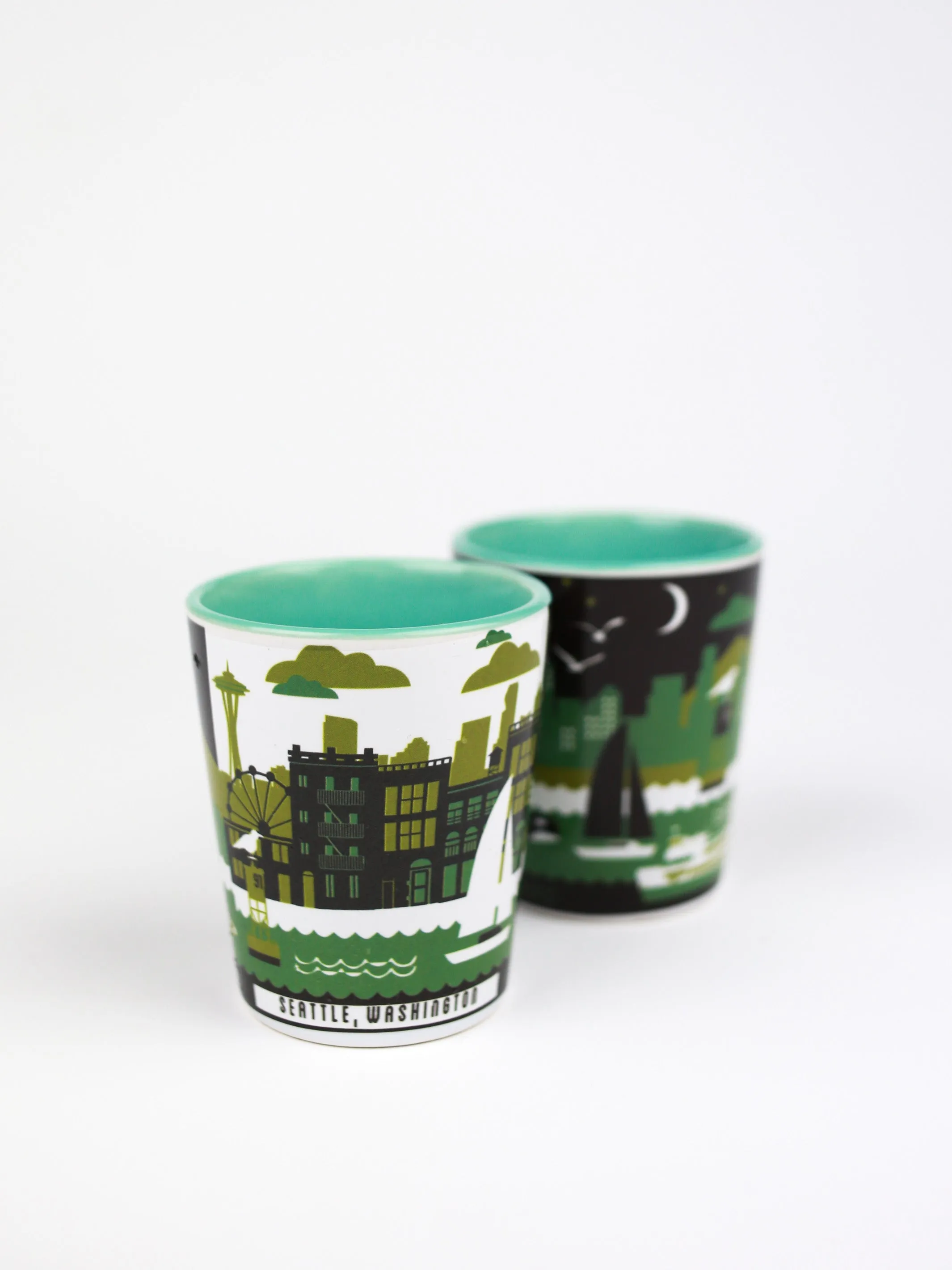 Shot Glasses - Seattle Tricolor